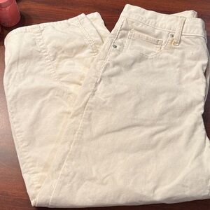 NWOT Universal Thread womens Corduroy Pants - Cream 12 P